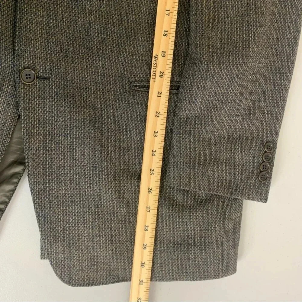 CANALI Henry Singer Wool Cashmere Blend Sport Coat Blazer Size 52 7 R - Picture 7 of 15